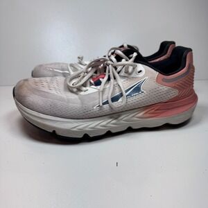 Altra Provision 7 Women's Road Running Shoe White Pink GuideRail 9 40.5 Widefeet